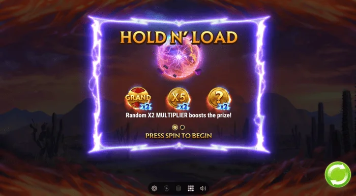 Juego de bonificación de Colt Lightning Inferno