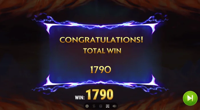 Ganancia total en Colt Lightning Inferno